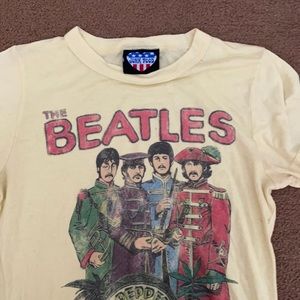 Junk Food Beatles Vintage style tee